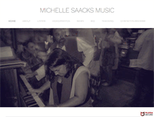 Tablet Screenshot of michellesaacksmusic.com